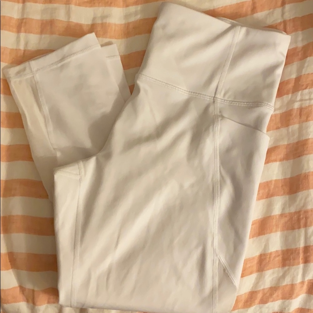 Athleta leggings white size medium.